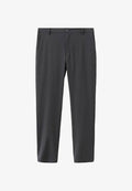 Mango Chinos - mottled dark grey
