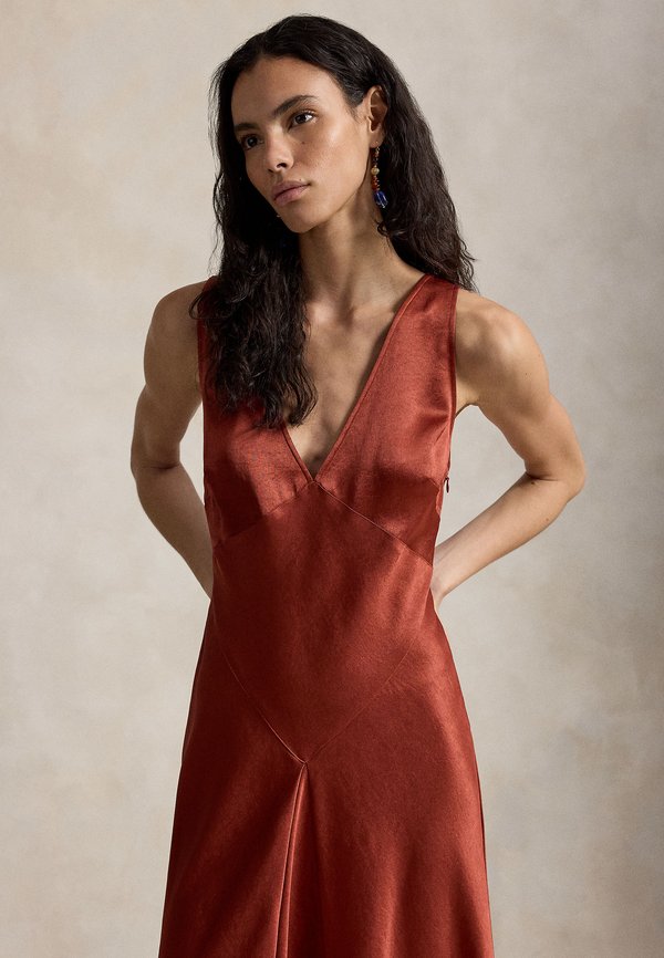 Polo Ralph Lauren SATIN PANELED DRESS