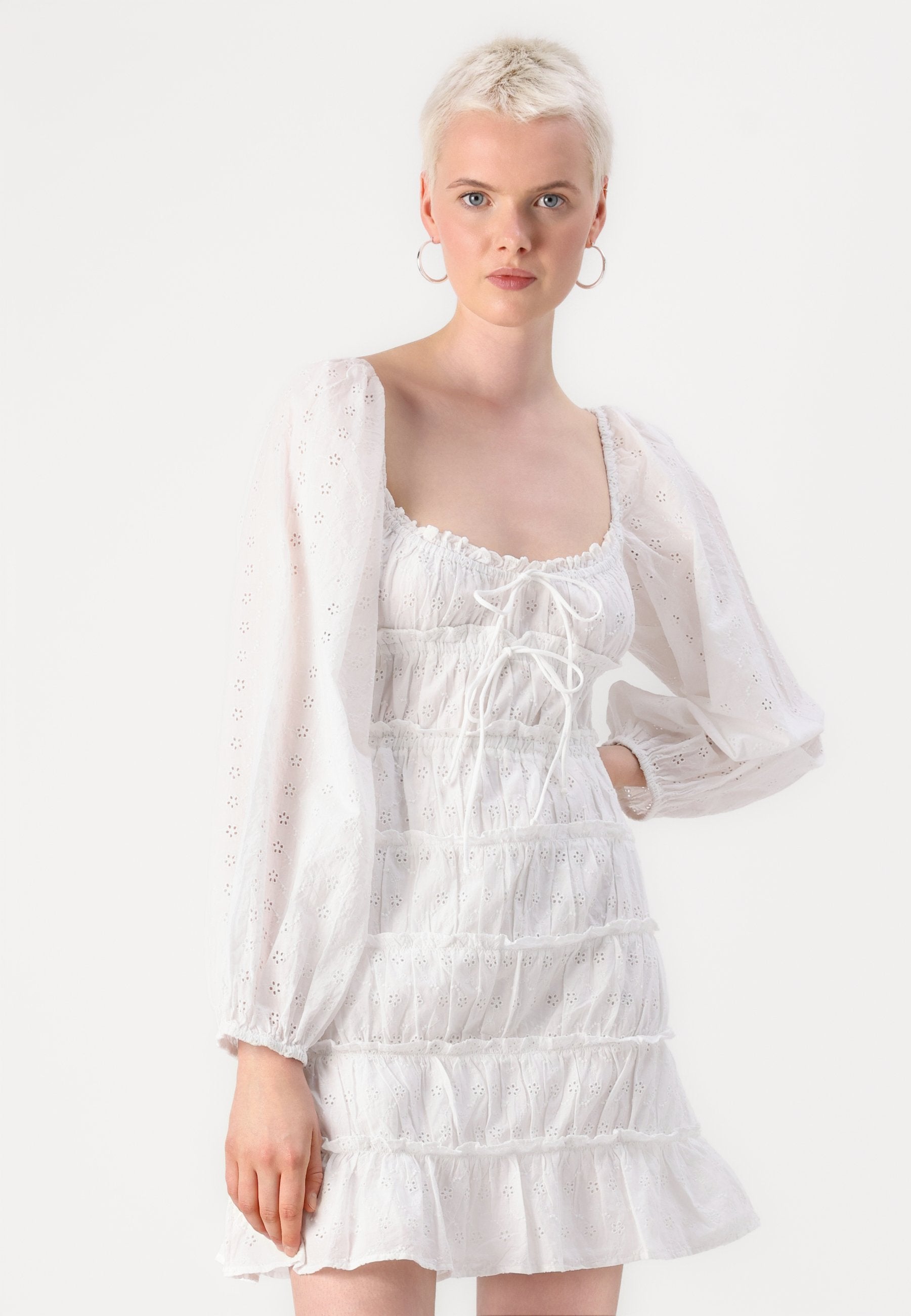 Gina Tricot BRODERIE ANGLAIS DRESS