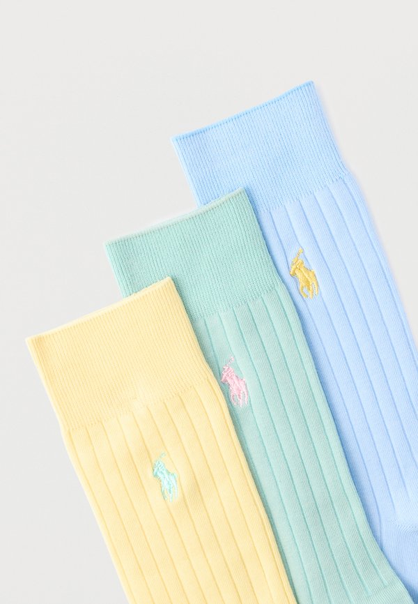Polo Ralph Lauren RIBBED COTTON-BLEND TROUSER SOCK 3-PACK