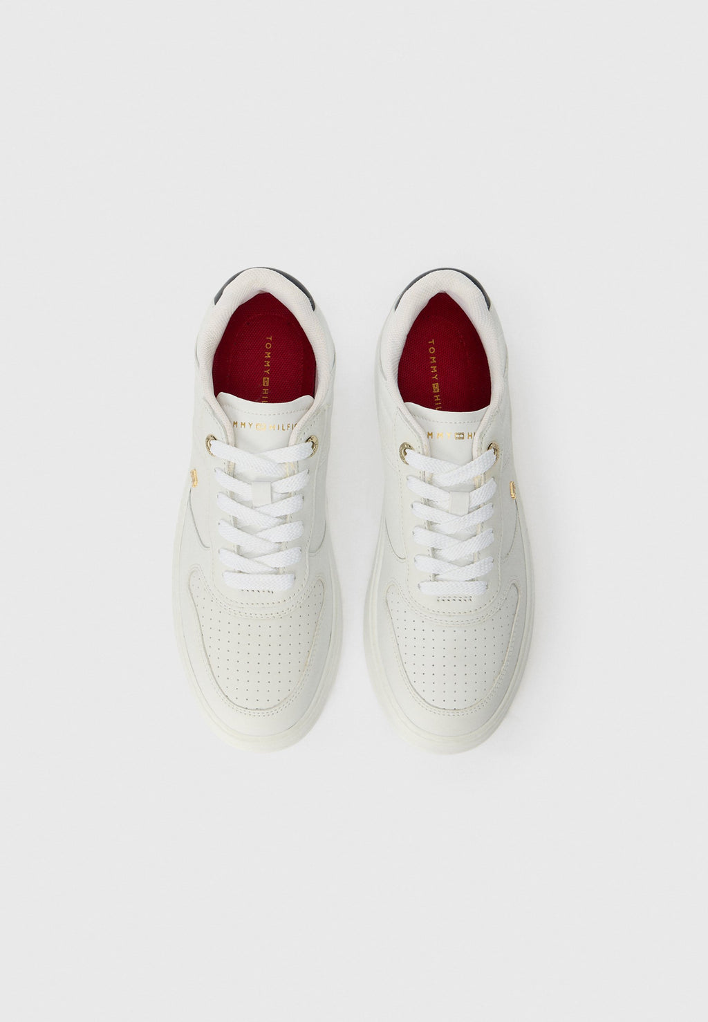 TH MONOGRAM LEATHER CUPSOLE TRAINERS Media 4