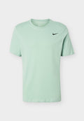 Nike Performance TEE CREW SOLID - Sports T-shirt - steam/black