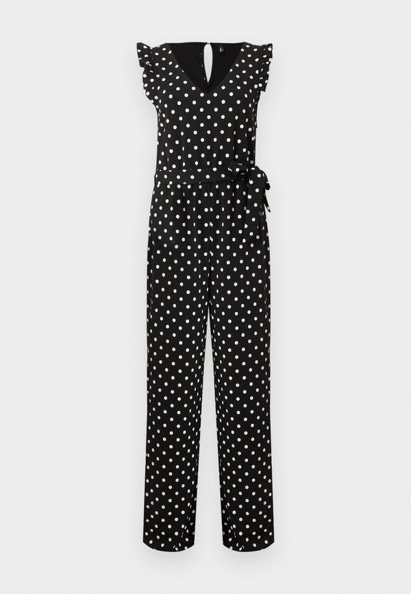ONLY ONLTINA - Jumpsuit - black/cloud dancer