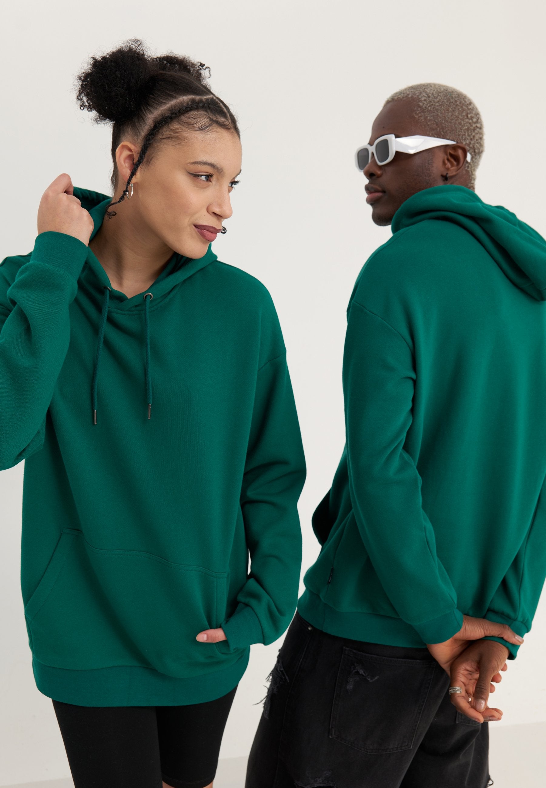YOURTURN UNISEX 2 PACK RELAXED FIT HOODIE