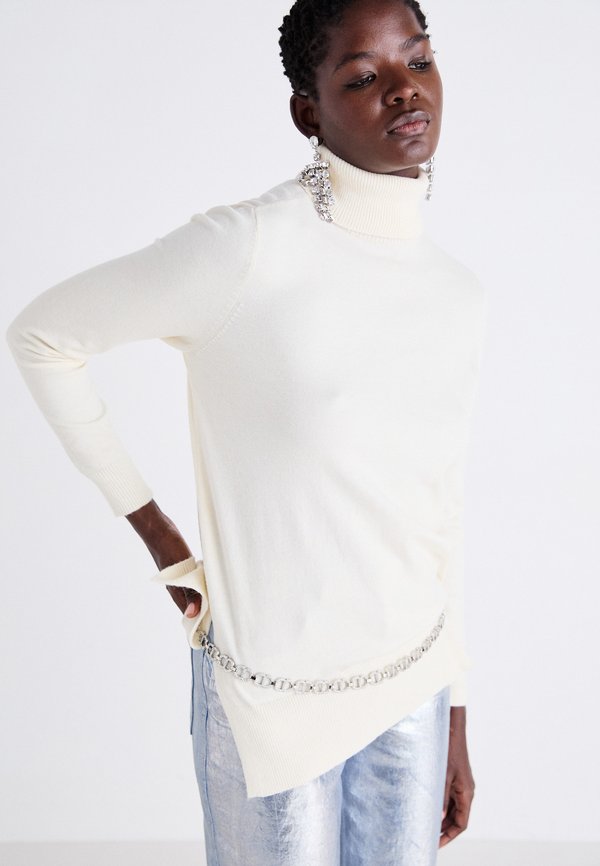 ONLY ONLIBI LONG SLIT ROLLNECK
