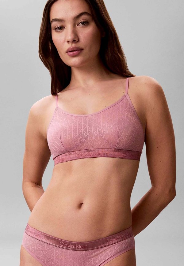 Calvin Klein UNLINED BRALETTE - Bustier - soft mauve