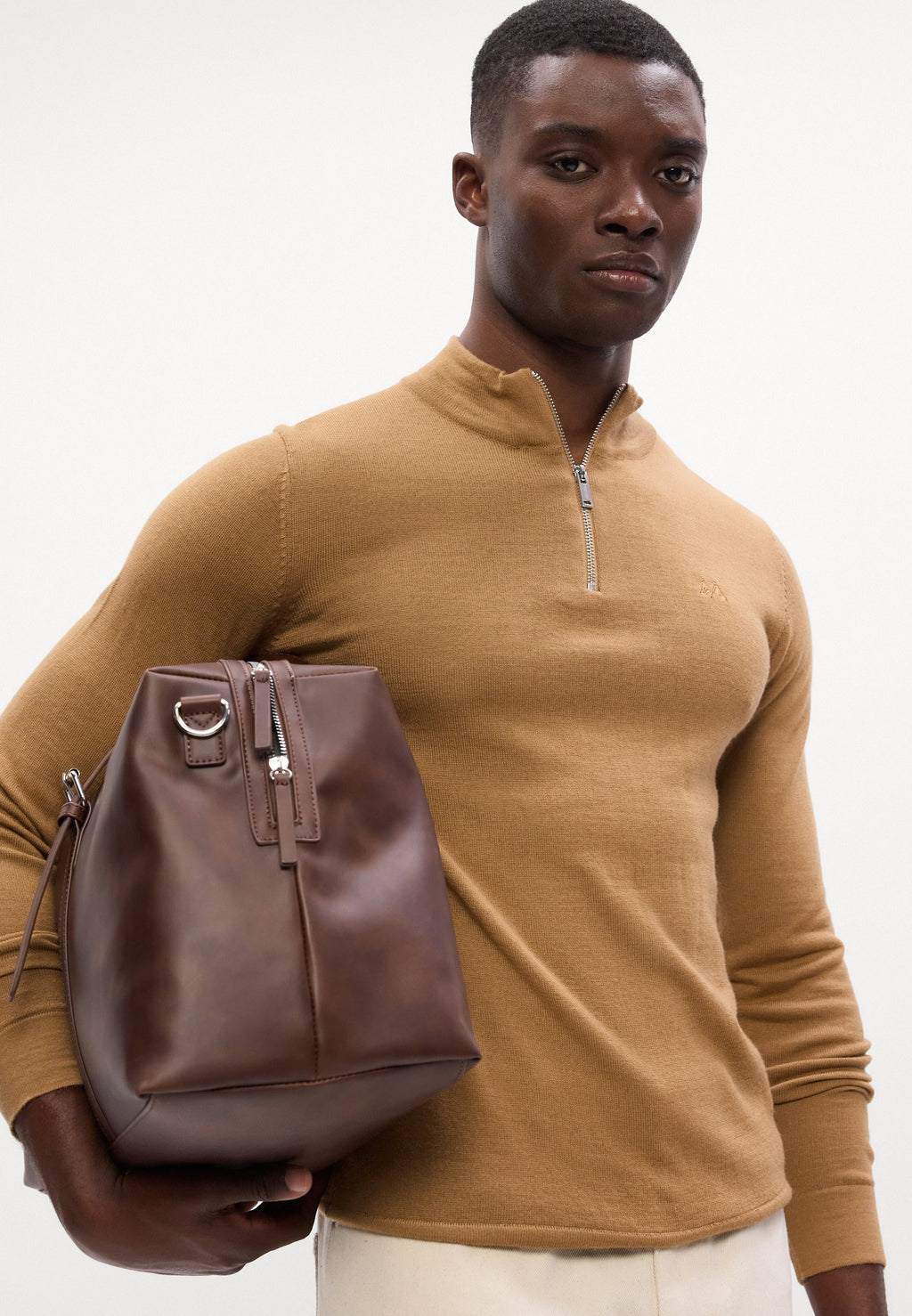 HALF ZIP MOCK NECK Media 7