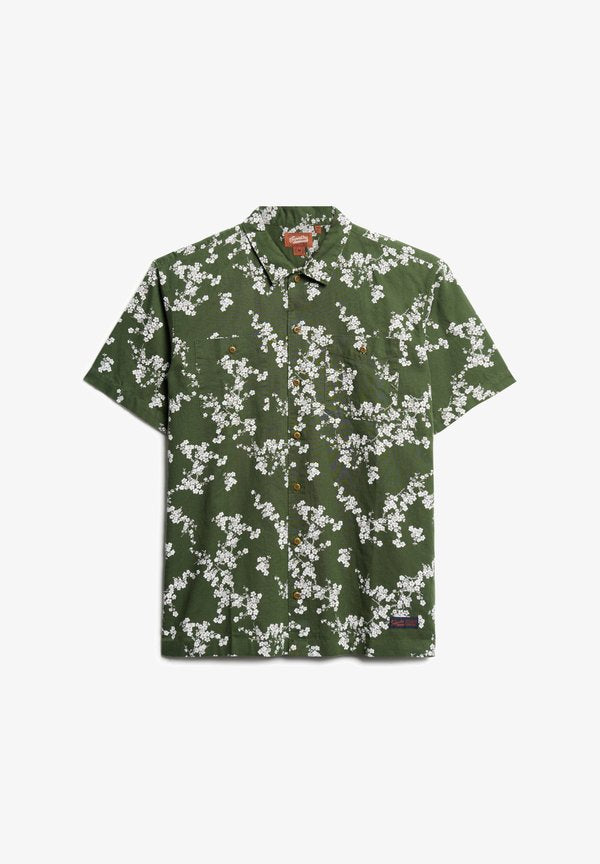 Superdry & Co SHORT SLEEVE - Shirt - olive blossom
