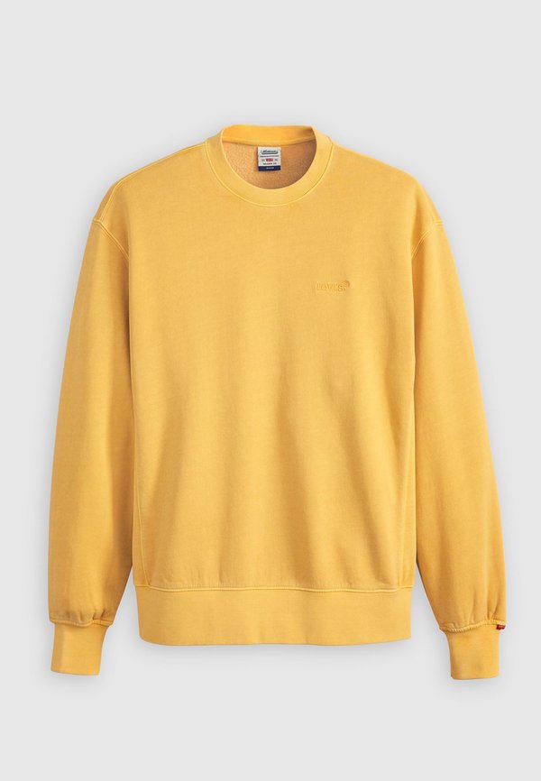 Levi's® AUTHENTIC CREW - Sweatshirt - garment dye ochre