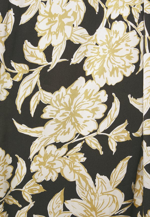 IN THE STYLE TERRIE MCEVOY FLORAL PRINT DRAPED FRONT MIDI