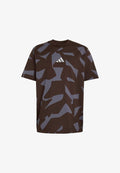 adidas Performance AMG CAMO SHORT SLEEVE - Print T-shirt - aurora coffee   aurora onix