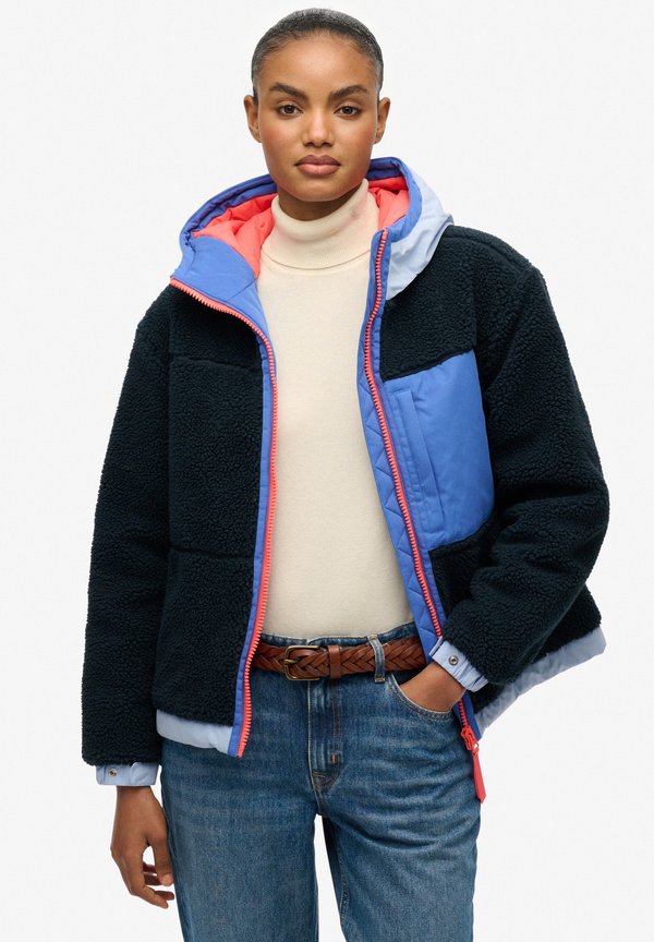 Superdry & Co Fleece jacket - blueberry navy