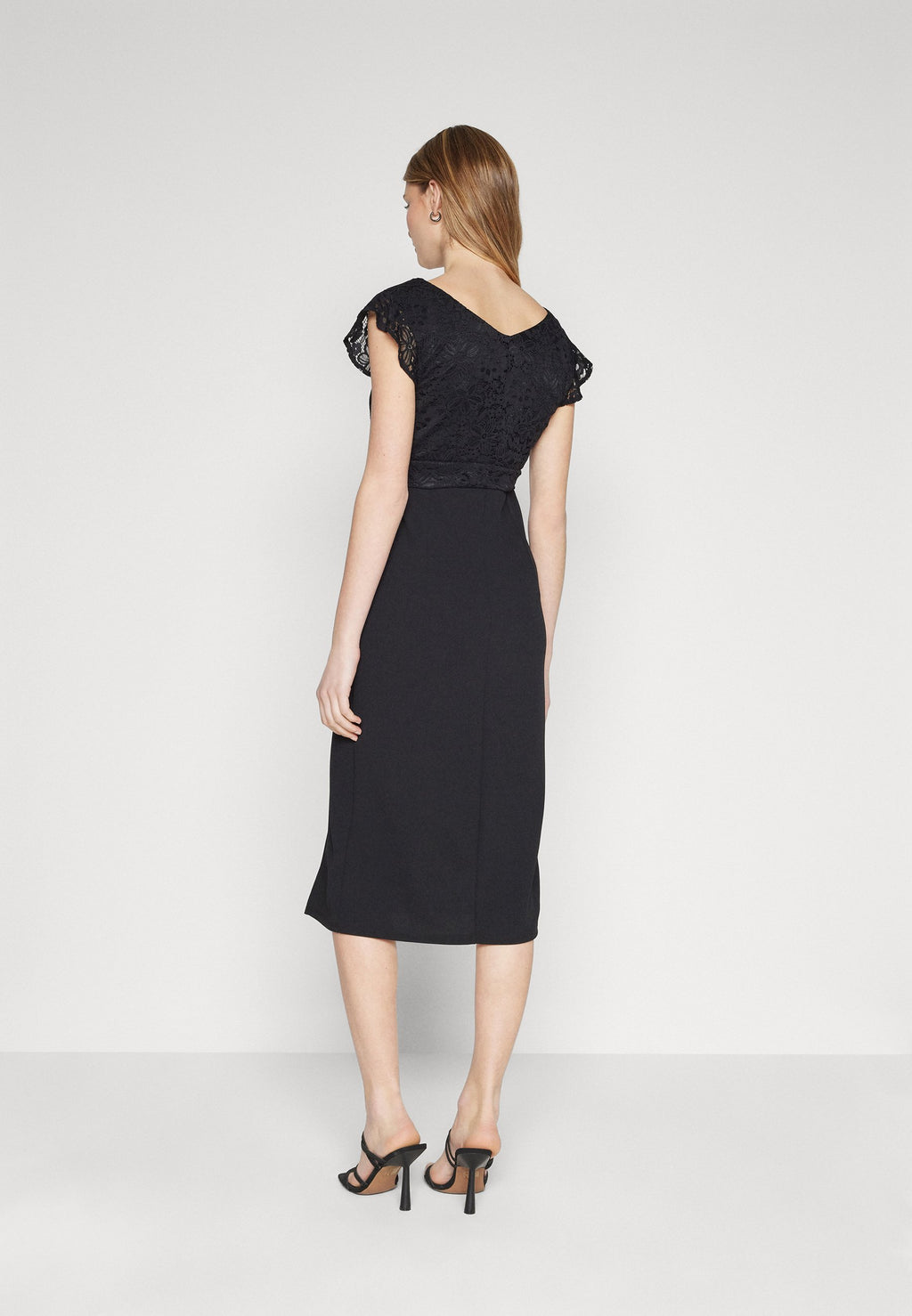 VILA VIWALLIE BODYCON MIDI DRESS