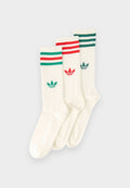 adidas Originals HIGH UNISEX 3 PACK - Socks - off-white