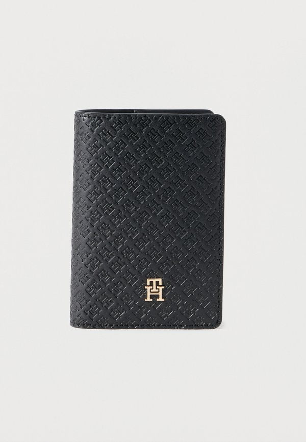 Tommy Hilfiger HILFIGER ICON DEBOSSED PASSPORT HOLDER - Passport holder - black