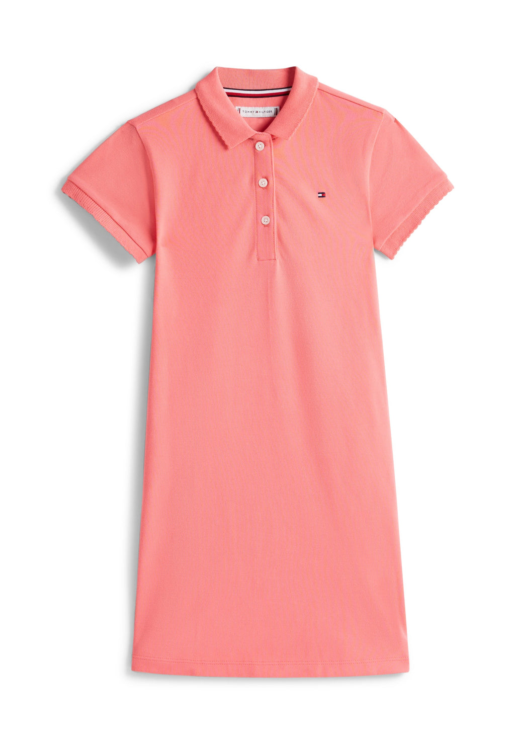 ESSENTIAL PIQUE SHORT SLEEVE POLO DRESS Media 1