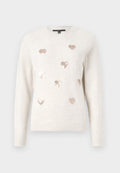 Vero Moda VMDOFFY O NECK SEQUINS PULLOVER