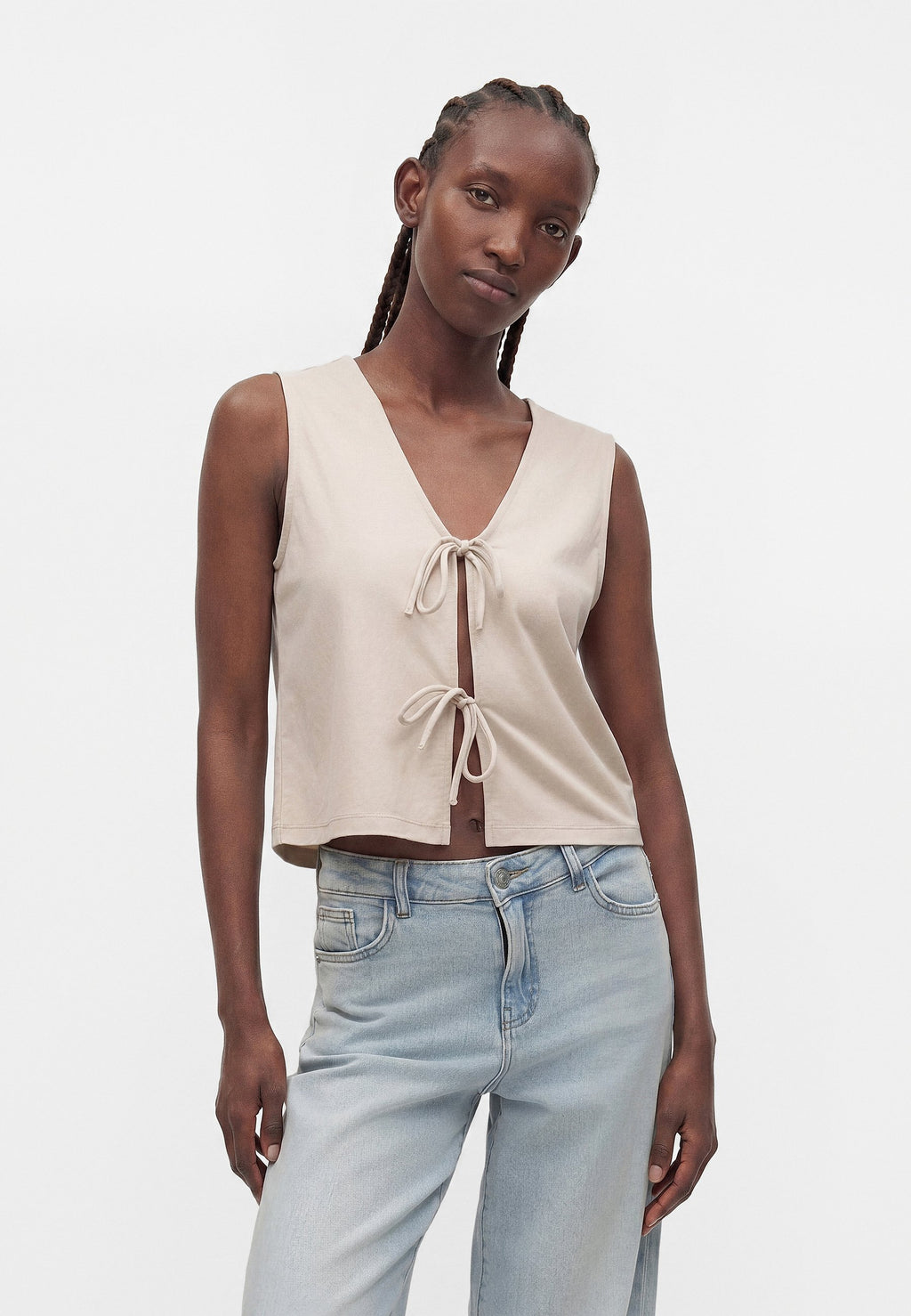 ONLY ONLCLARE SAKURA V NECK BOW