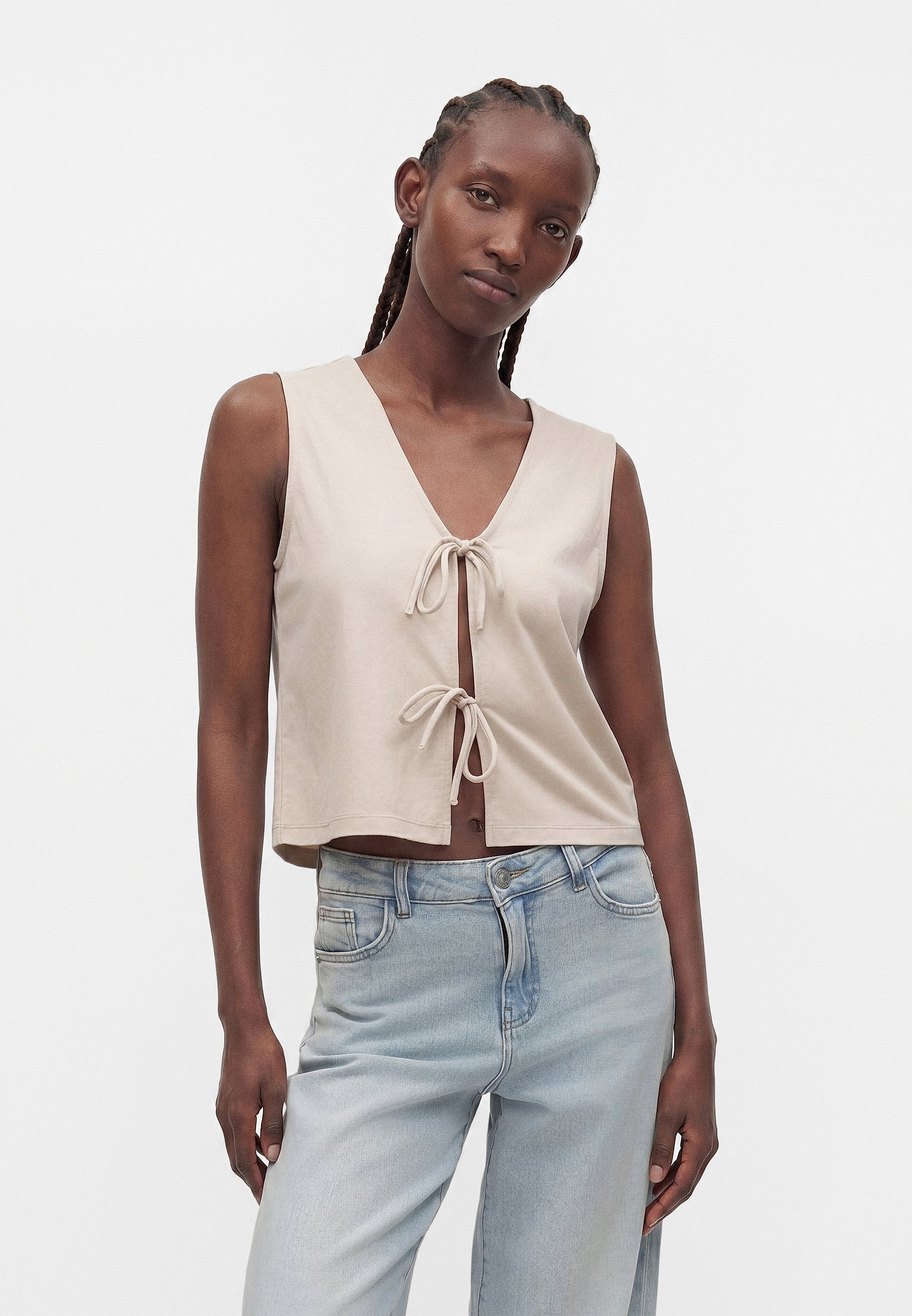 ONLY ONLCLARE SAKURA V NECK BOW