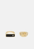 Jack & Jones JACPAULO RING 2PACK UNISEX