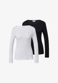 s.Oliver 2 PACK - Long sleeved top - weiß