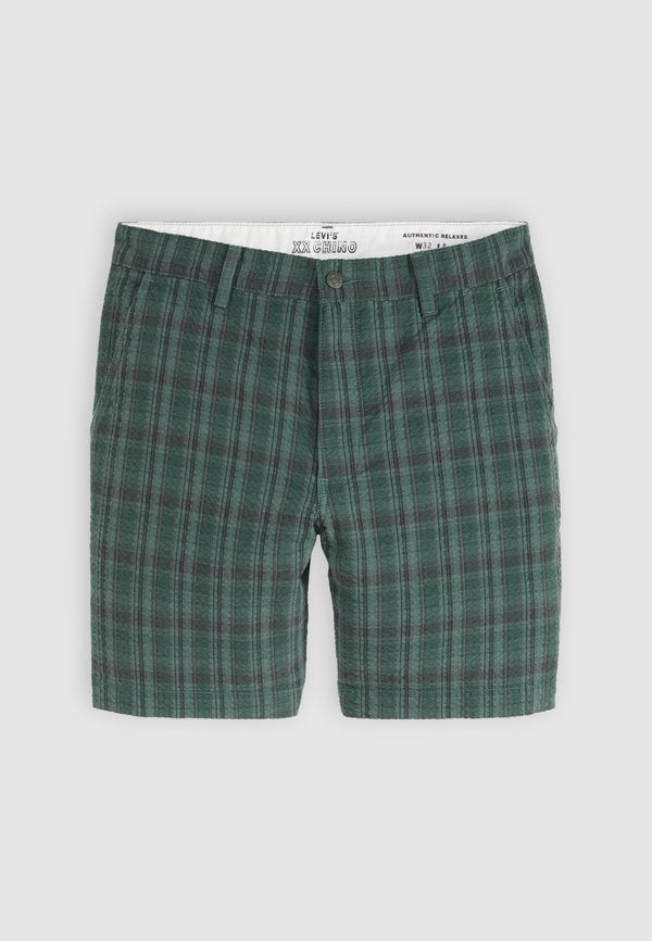 Levi's® XX AUTHENTIC RELAXED SHORTS II - Shorts - wyatt plaid vintage teal seersucker