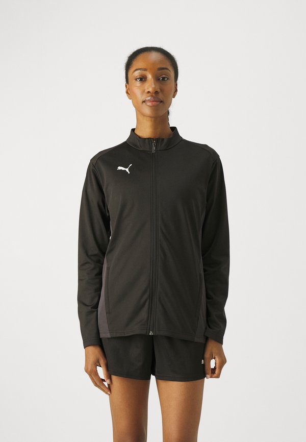 Puma TEAMGOAL TRAINING JACKET - Training jacket - puma black/puma white/flat dark gray