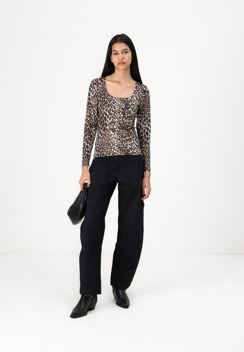 Abercrombie & Fitch HGH RISE ZIPPER UTILITY PANT
