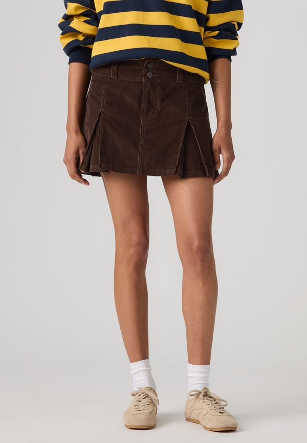Levi's® INVERTED - Mini skirt - java
