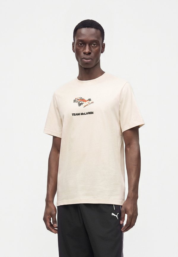 Puma MCLAREN RACING GRAPHIC TEE - Print T-shirt - alpine snow