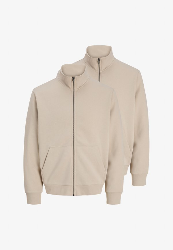 Jack & Jones Zip-up sweatshirt - moonbeam