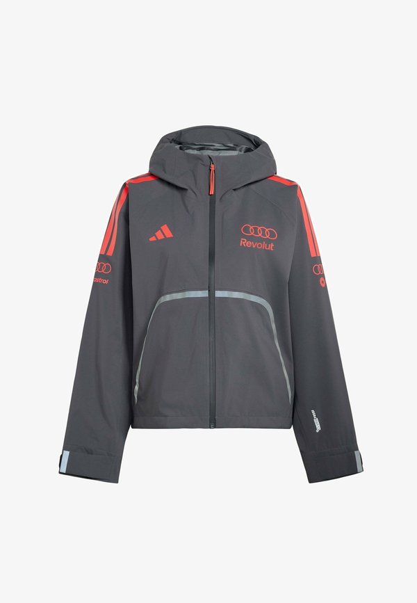 adidas Performance AUDI REVOLUT F1 TEAM MECHANICS  - Waterproof jacket - utility black   hi-res red