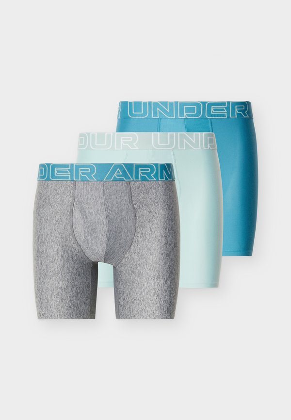 Under Armour PERFORMANCE TECH SOLID 3 PACK - Boxer briefs - enamel blue/boundless blue/castlerock heather