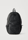 Calvin Klein UTILITY EMBLEM BUNGEE BACKPACK - Rucksack - black