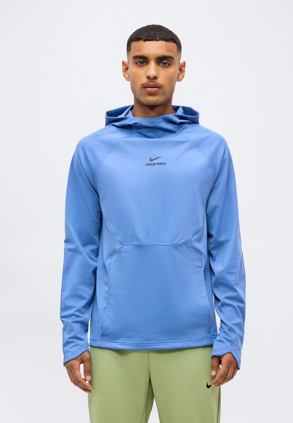 Nike Performance M NP DF NPT MIDLAYER TOP - Hoodie - indigo storm/black