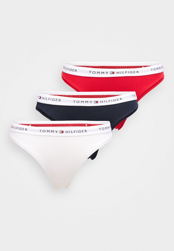Tommy Hilfiger 3 PACK - Briefs - desert sky/white/primary red