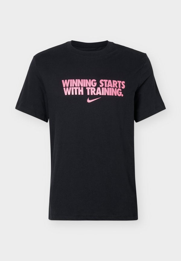 Nike Performance Sports T-shirt - black/hyper pink