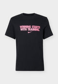 Nike Performance Sports T-shirt - black/hyper pink