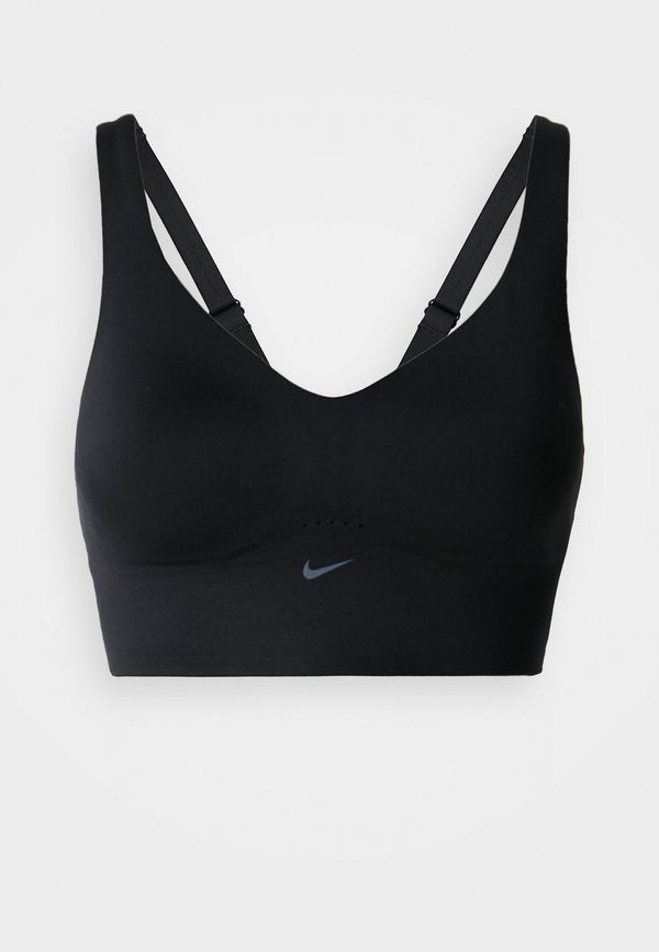 Nike Performance ALATE BRA - Medium support sports bra - black/cool grey