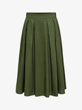 ONLY ONLMAILA LONG PLEAT SKIRT OX WVN - A-line skirt - khaki