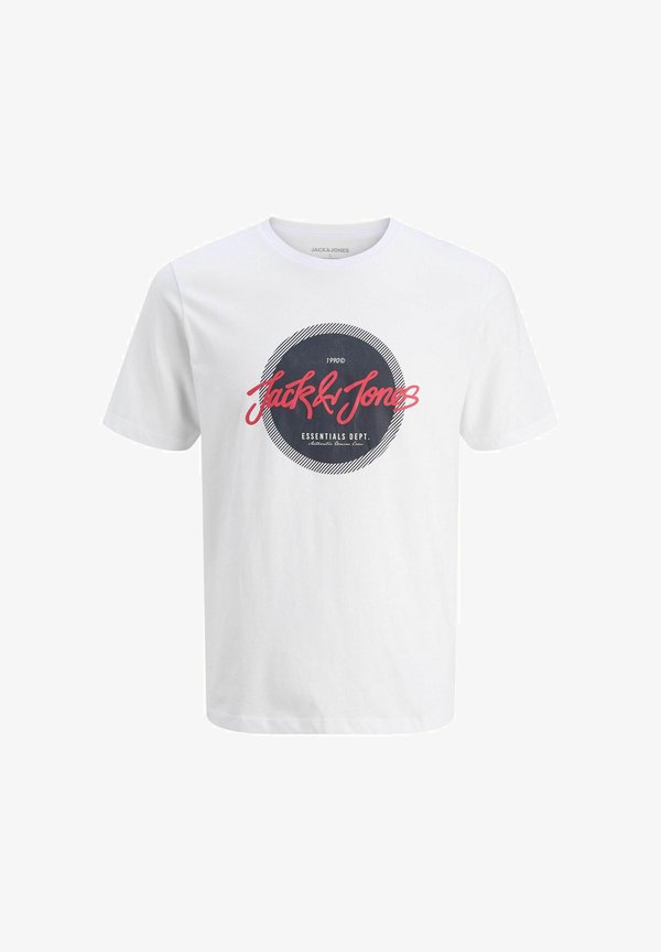 Jack & Jones Logo - Print T-shirt - white