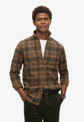 Superdry & Co LONG SLEEVE LUMBER - Shirt - drayton check olive