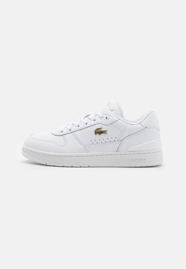 Lacoste T-CLIP SET - Trainers - white/gold