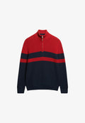 Superdry & Co STRIPE - Jumper - navy red