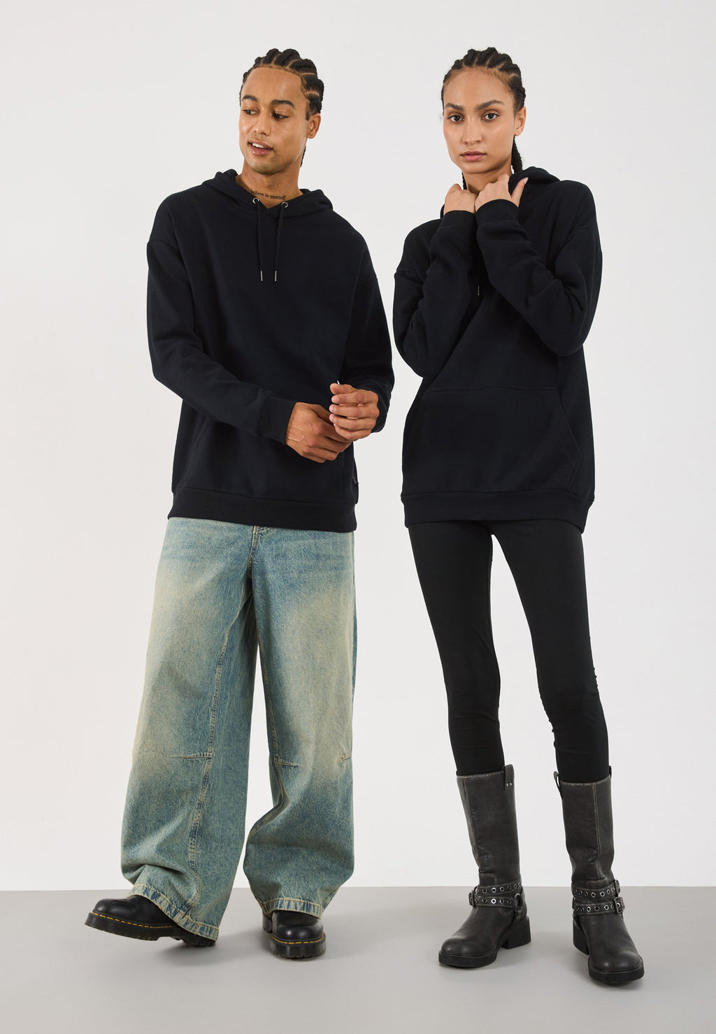 YOURTURN UNISEX 2 PACK RELAXED FIT HOODIE