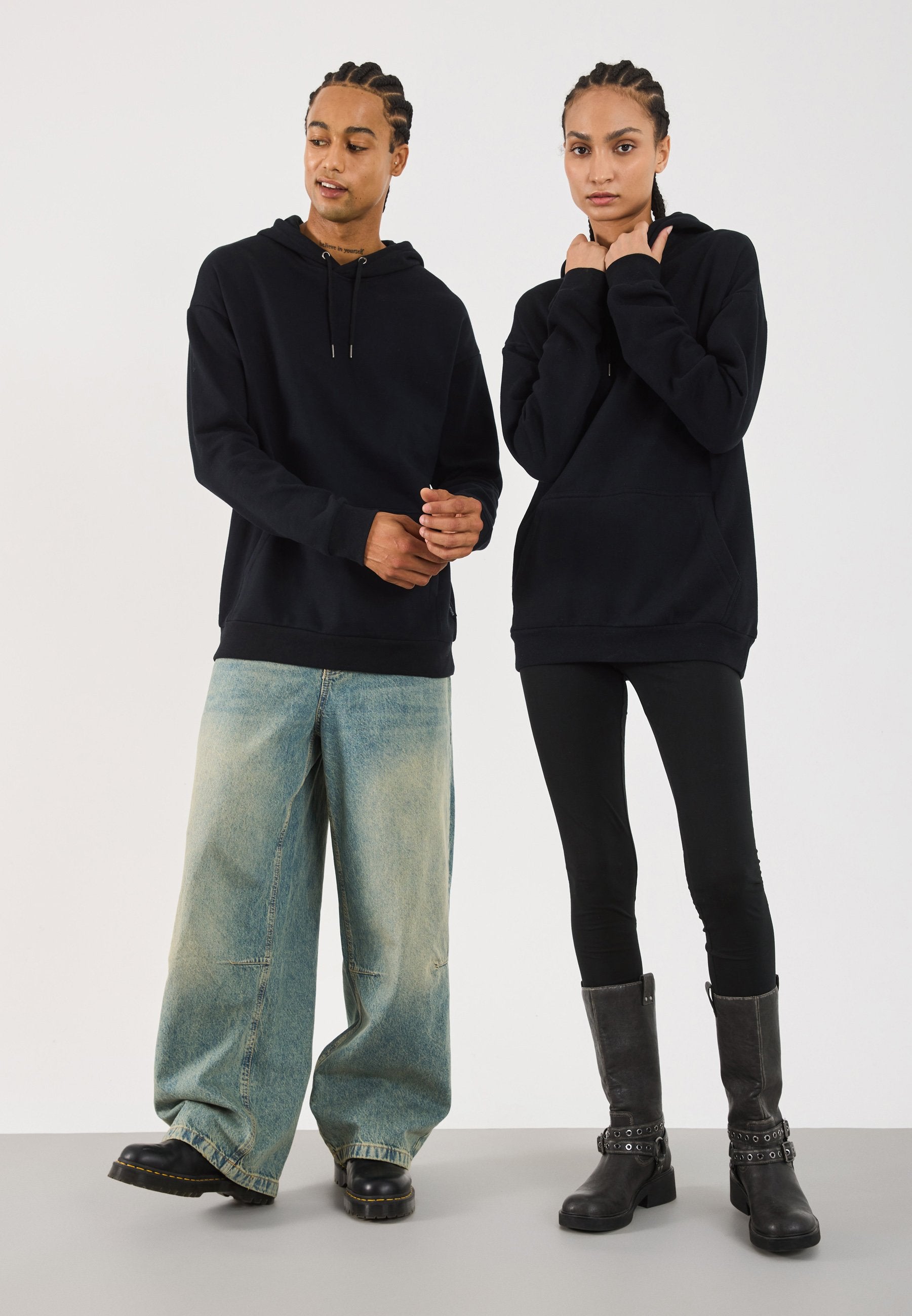 YOURTURN UNISEX 2 PACK RELAXED FIT HOODIE