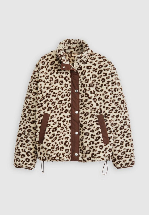 Levi's® VALLEY SHERPA JACKET - Fleece jacket - esso cheetah white swan