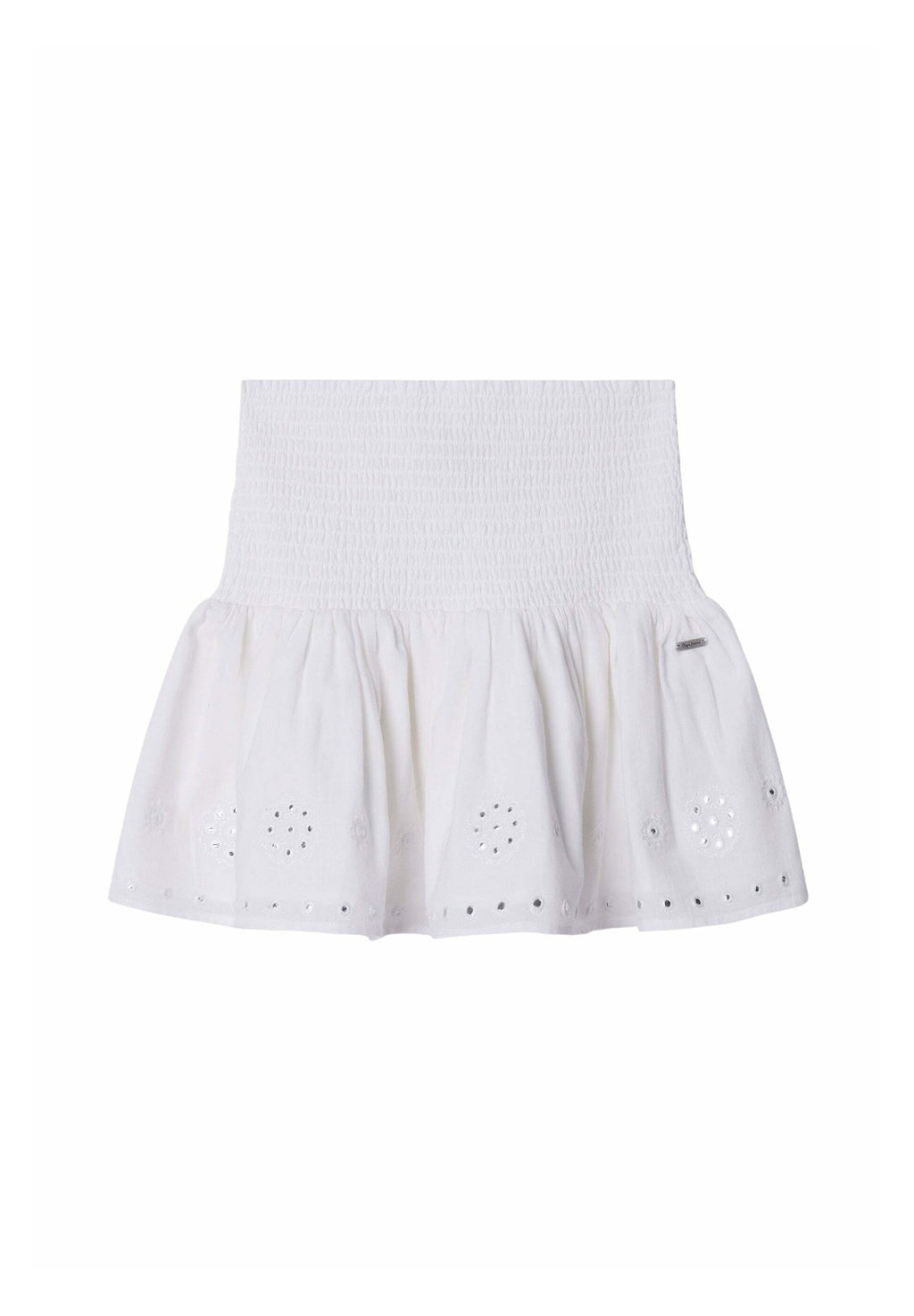 Pepe Jeans FALDA CORTA HOLLY CON DETALLES CALADOS