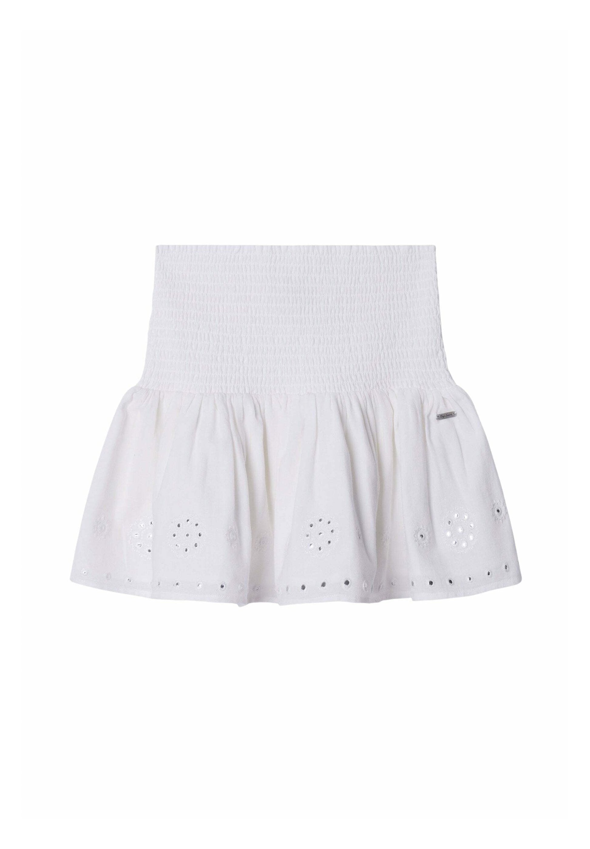 Pepe Jeans FALDA CORTA HOLLY CON DETALLES CALADOS
