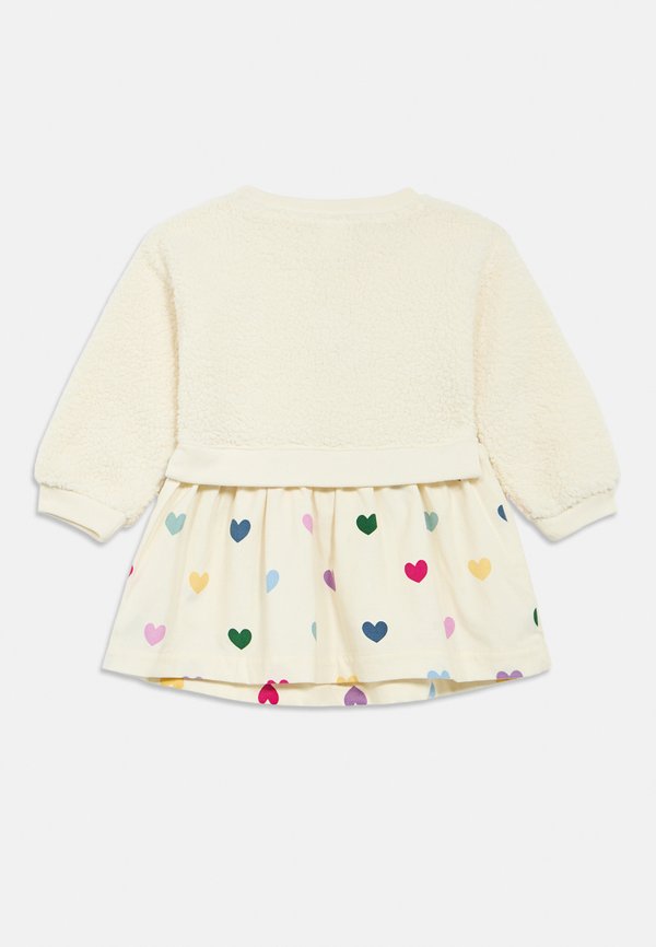GAP BABY & TODDLER MIXED MEDIA HEART SWEATSHIRT DRESS